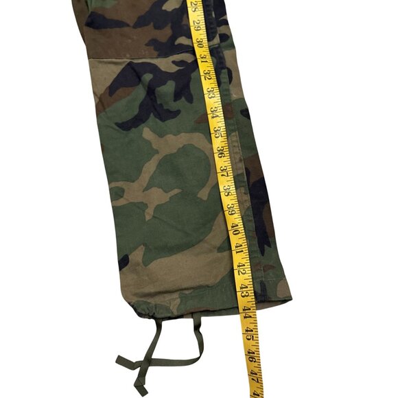 US Military Army Woodland Camo Uniform Cargo Pants Mens SZ Small Long Multicolor - Picture 9 of 9